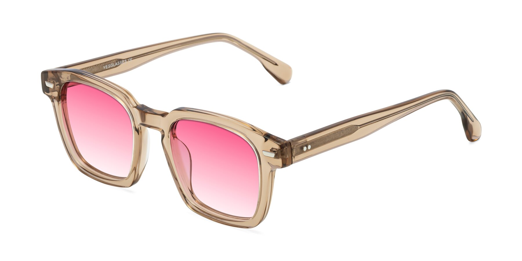 Angle of Finesse in Champagne with Pink Gradient Lenses