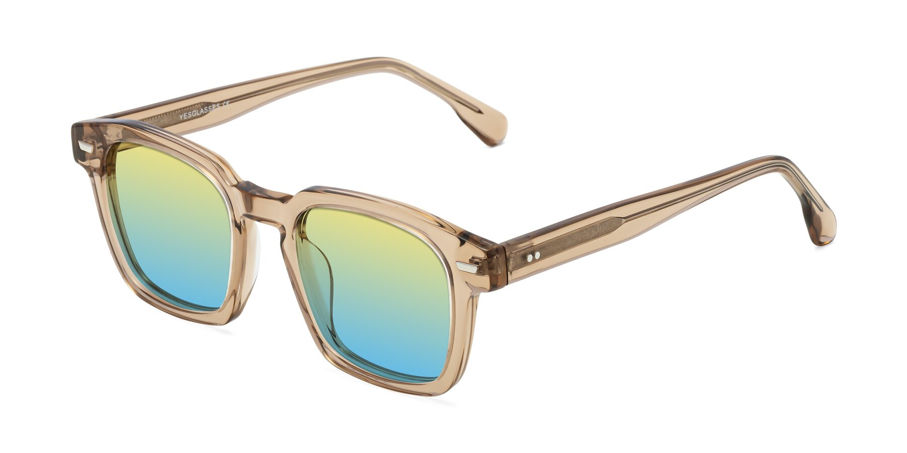 Angle of Finesse in Champagne with Yellow / Blue Gradient Lenses