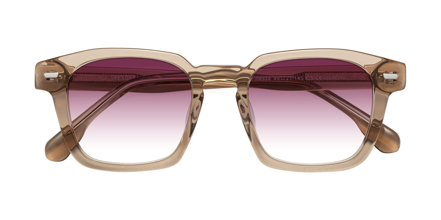 Folded Front of Finesse in Champagne with Wine Gradient Lenses