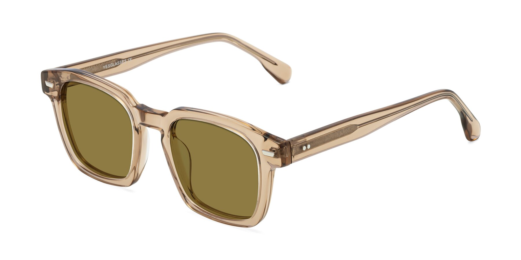 Angle of Finesse in Champagne with Brown Polarized Lenses