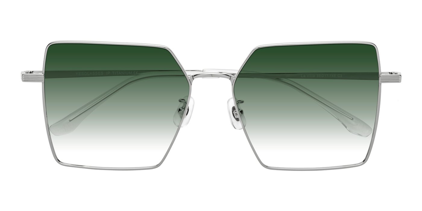 La Villa - Silver Gradient Sunglasses