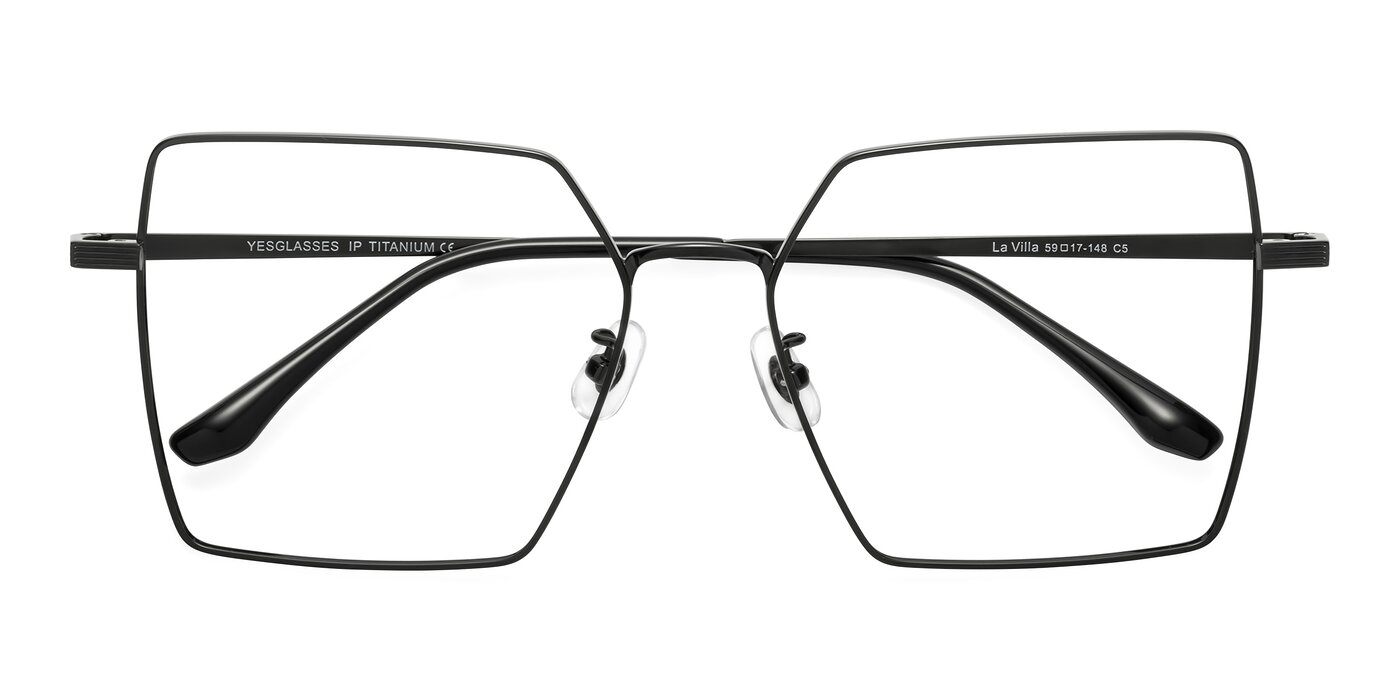 La Villa - Black Eyeglasses