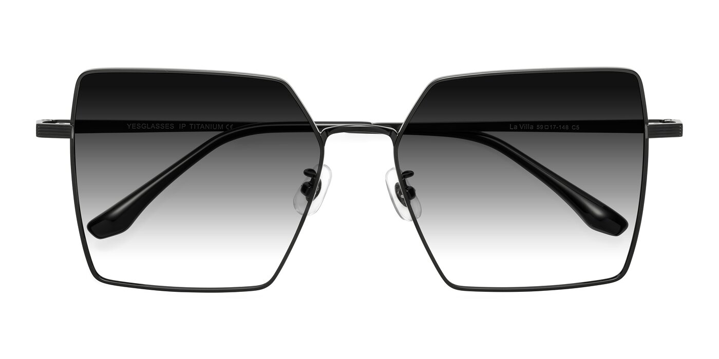 La Villa - Black Gradient Sunglasses