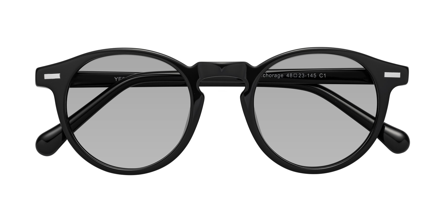 Folded Front of Anchorage in Black with Light Gray Tinted Lenses