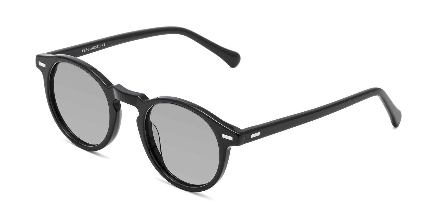 Angle of Anchorage in Black with Light Gray Tinted Lenses