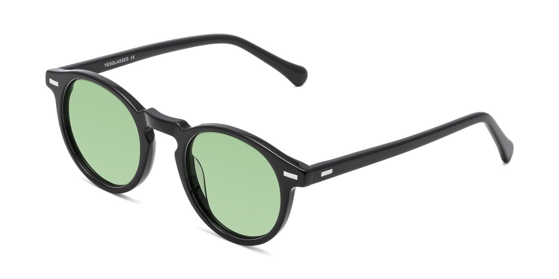 Angle of Anchorage in Black with Medium Green Tinted Lenses