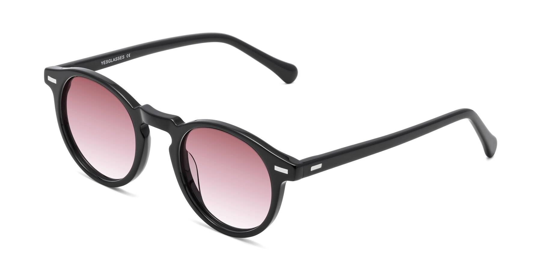 Angle of Anchorage in Black with Garnet Gradient Lenses