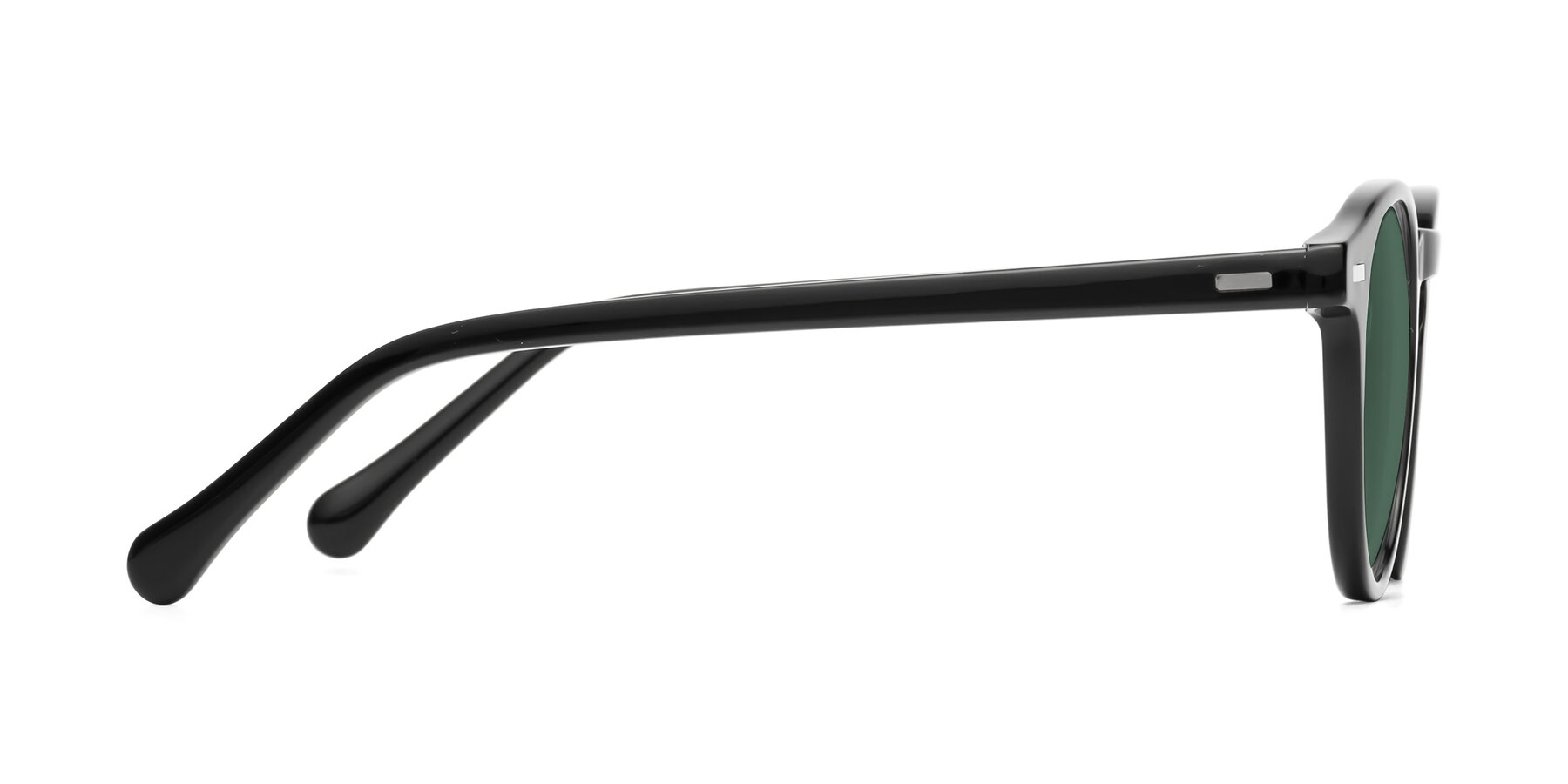 Side of Anchorage in Black with Green Polarized Lenses