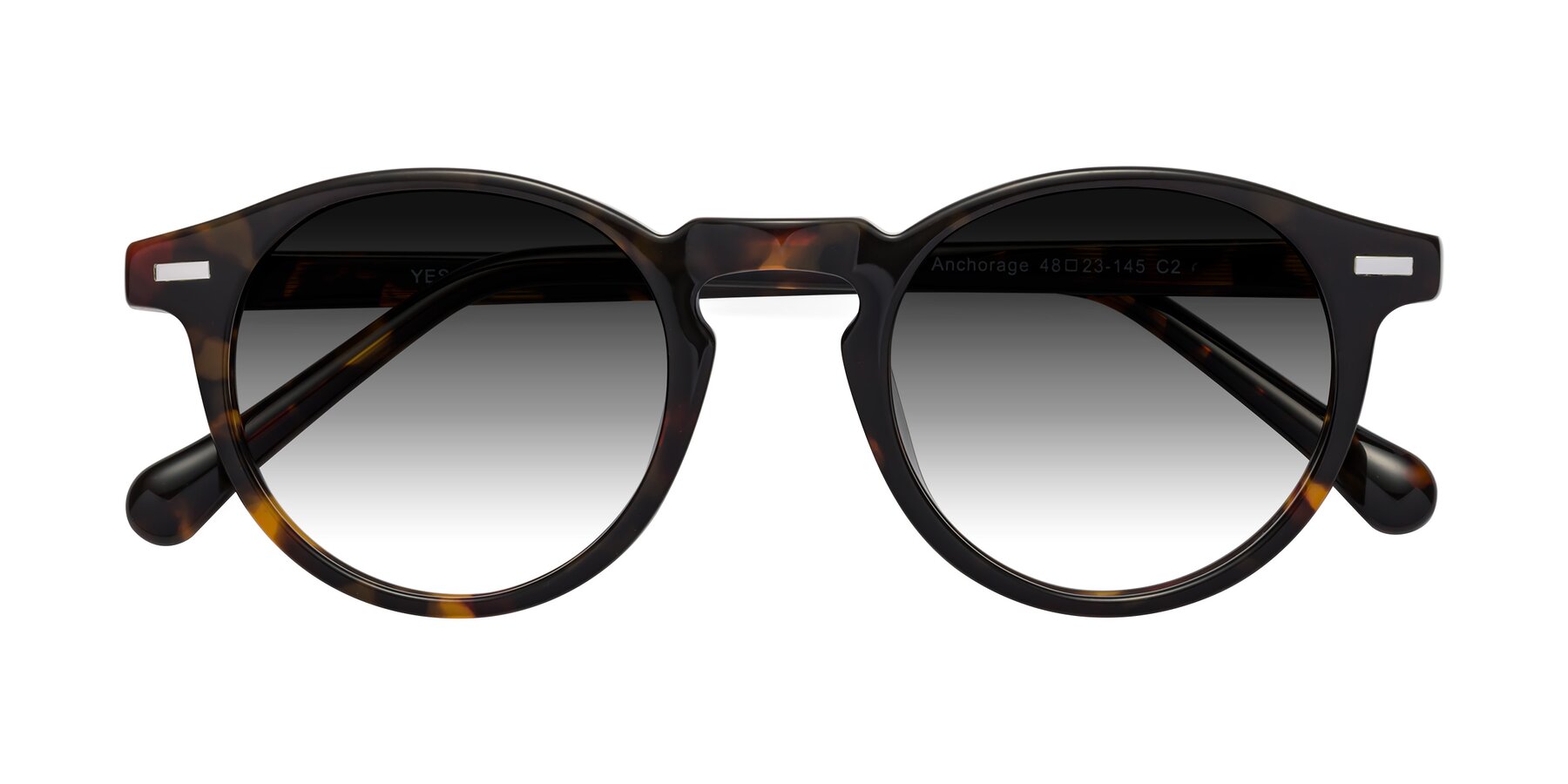Folded Front of Anchorage in Tortoise with Gray Gradient Lenses