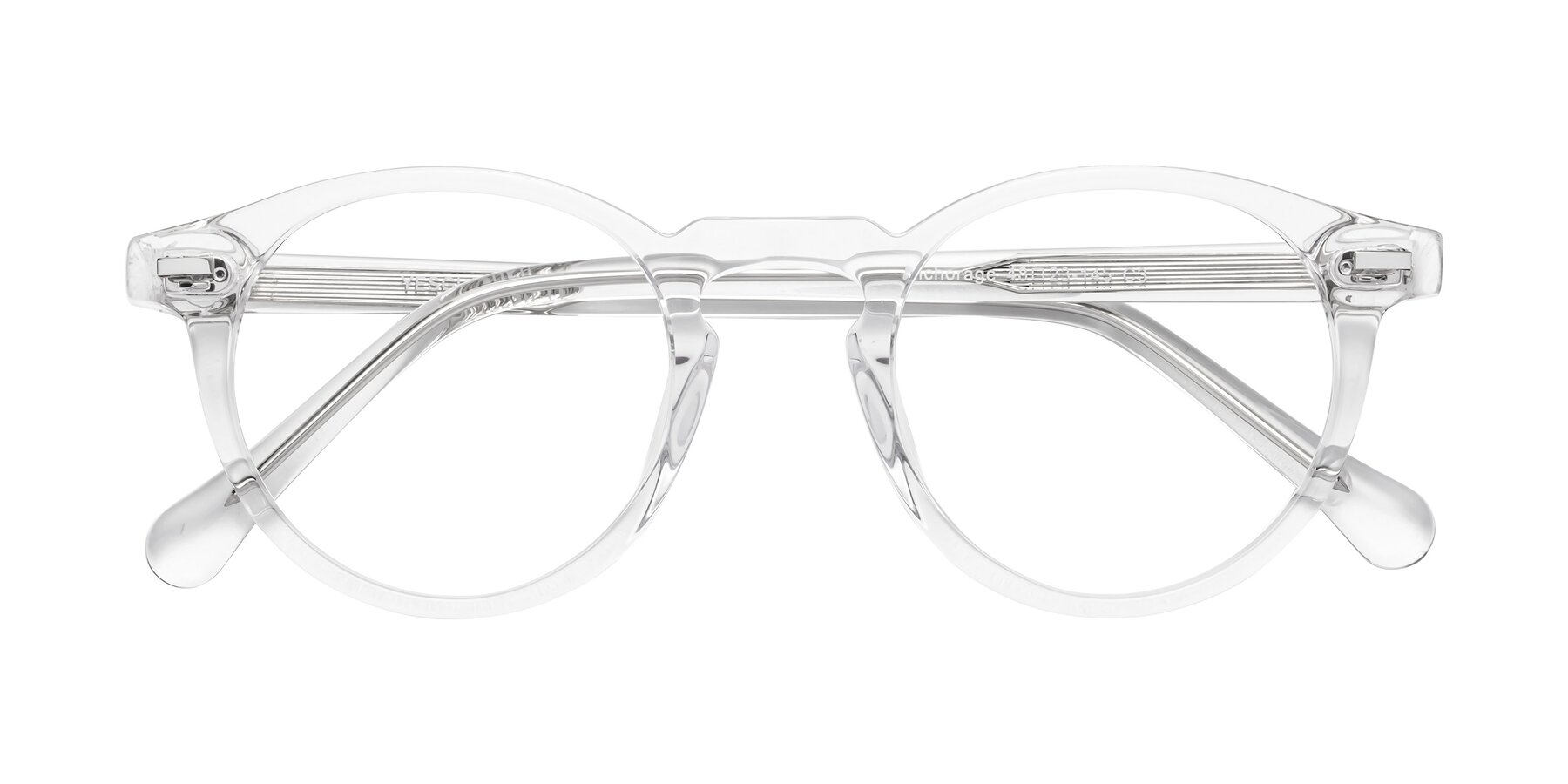 Folded Front of Anchorage in Clear with Clear Eyeglass Lenses