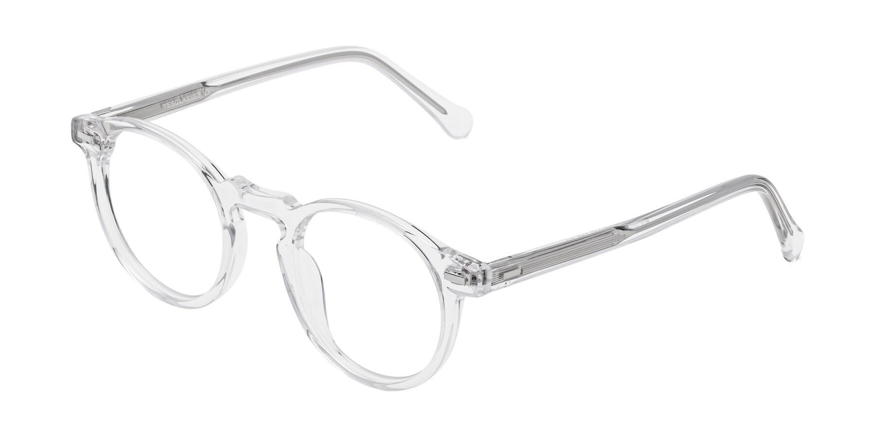 Angle of Anchorage in Clear with Clear Eyeglass Lenses