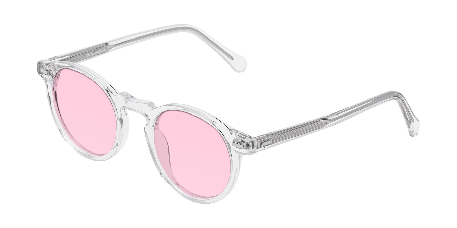 Angle of Anchorage in Clear with Light Pink Tinted Lenses