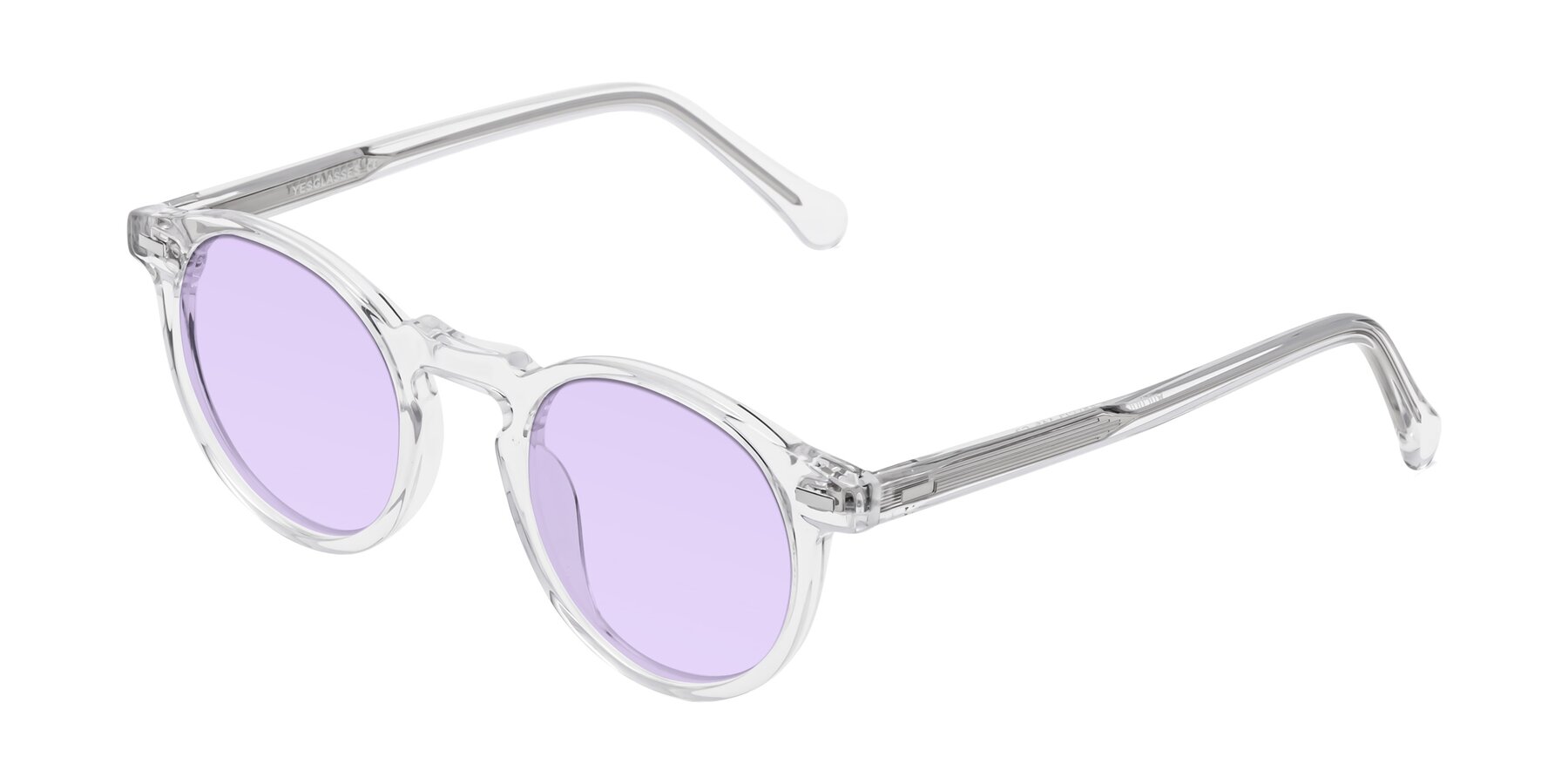 Angle of Anchorage in Clear with Light Purple Tinted Lenses