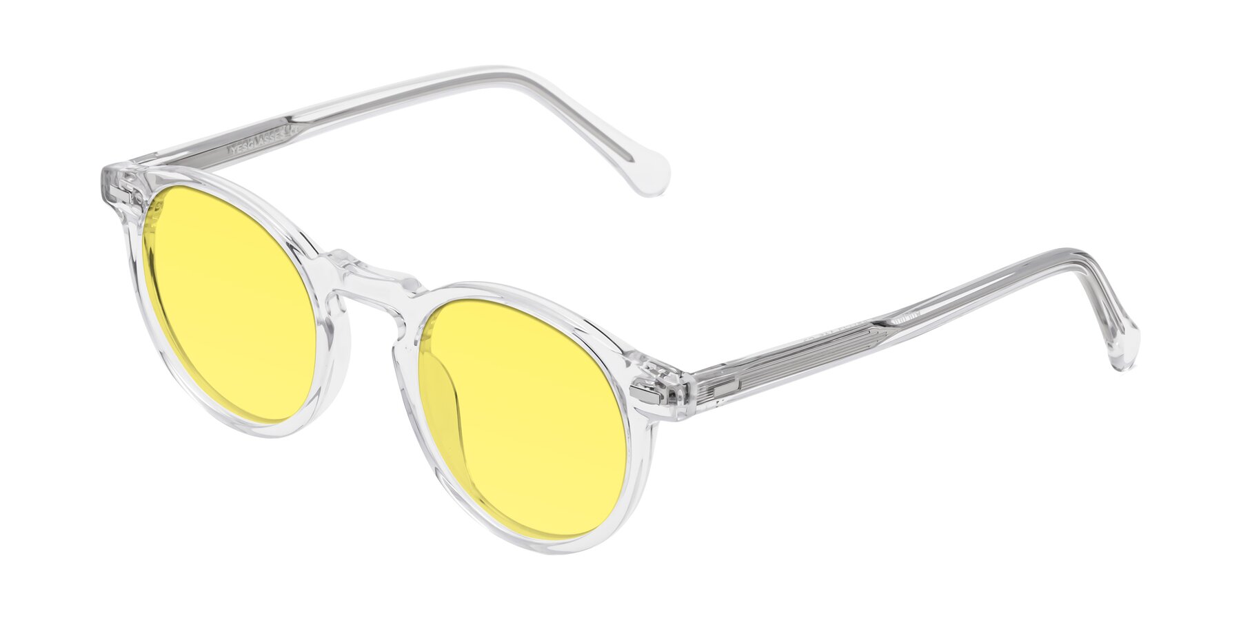 Angle of Anchorage in Clear with Medium Yellow Tinted Lenses