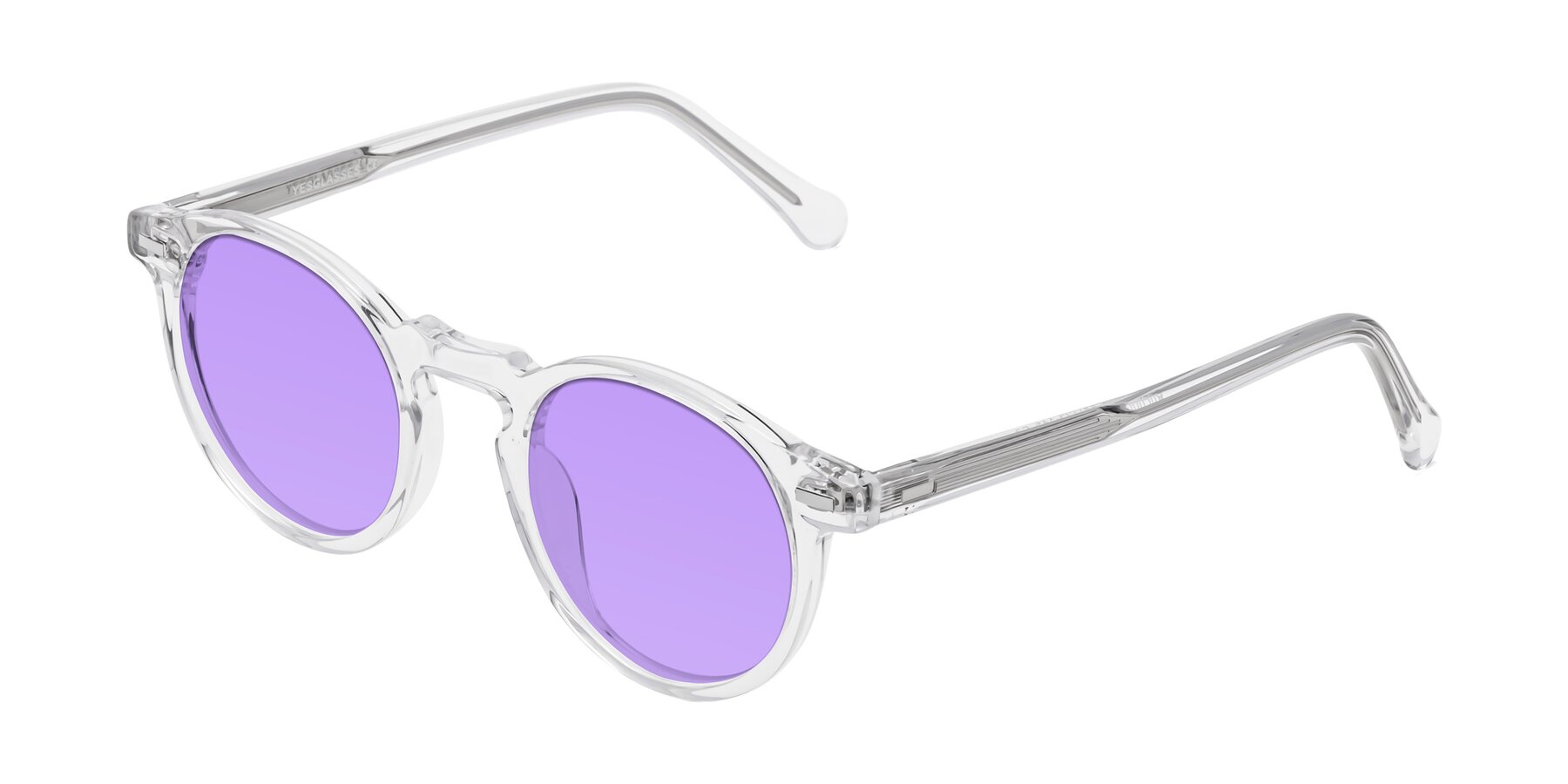 Angle of Anchorage in Clear with Medium Purple Tinted Lenses