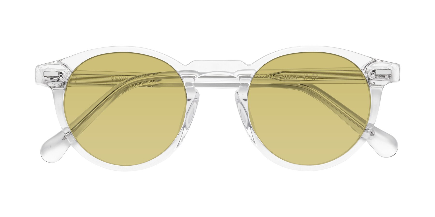Folded Front of Anchorage in Clear with Medium Champagne Tinted Lenses
