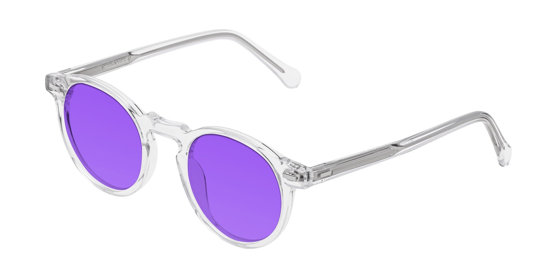 Angle of Anchorage in Clear with Purple Tinted Lenses