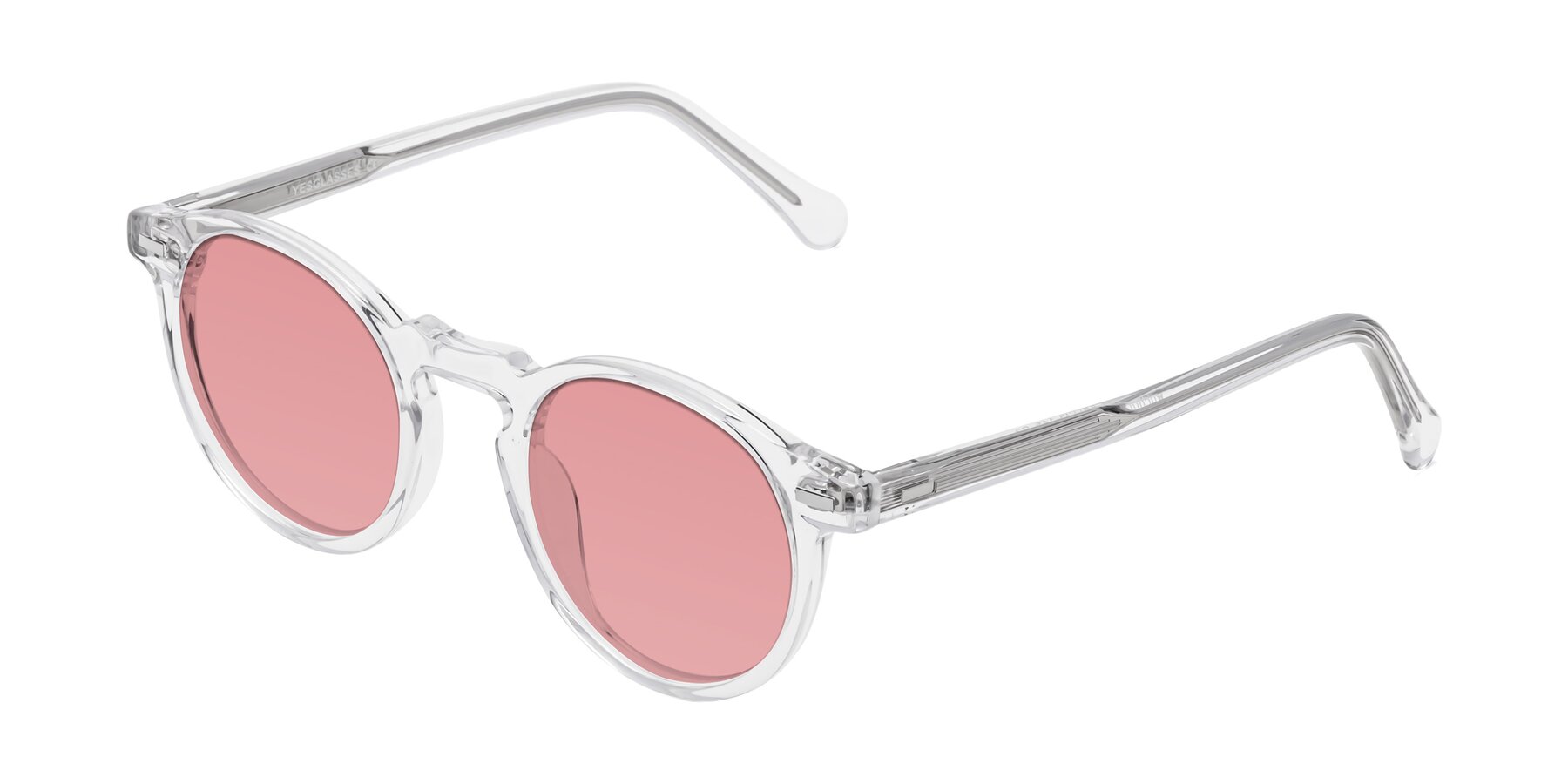 Angle of Anchorage in Clear with Medium Garnet Tinted Lenses