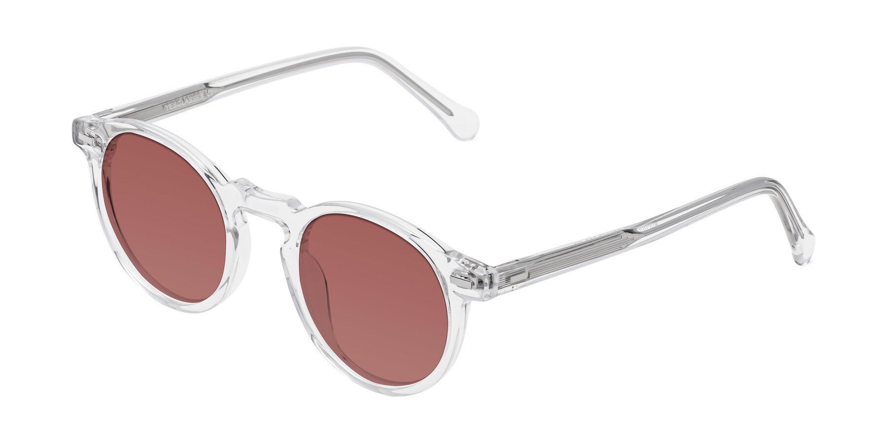 Angle of Anchorage in Clear with Garnet Tinted Lenses