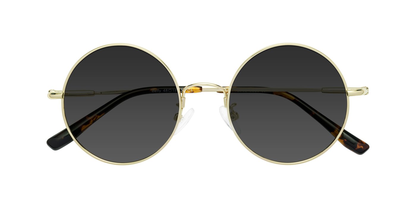 Belly - Gold Tinted Sunglasses