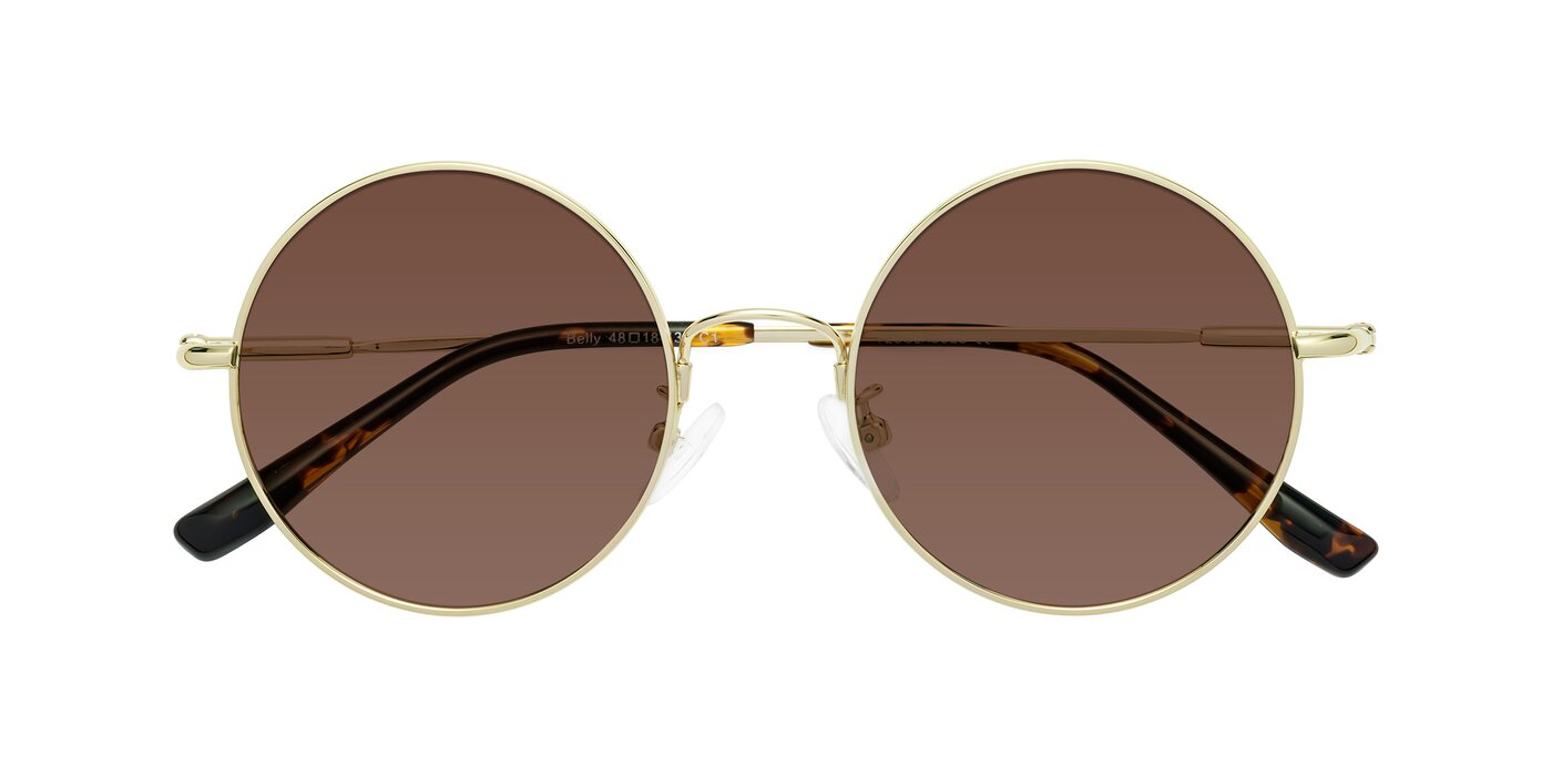 Belly - Gold Tinted Sunglasses