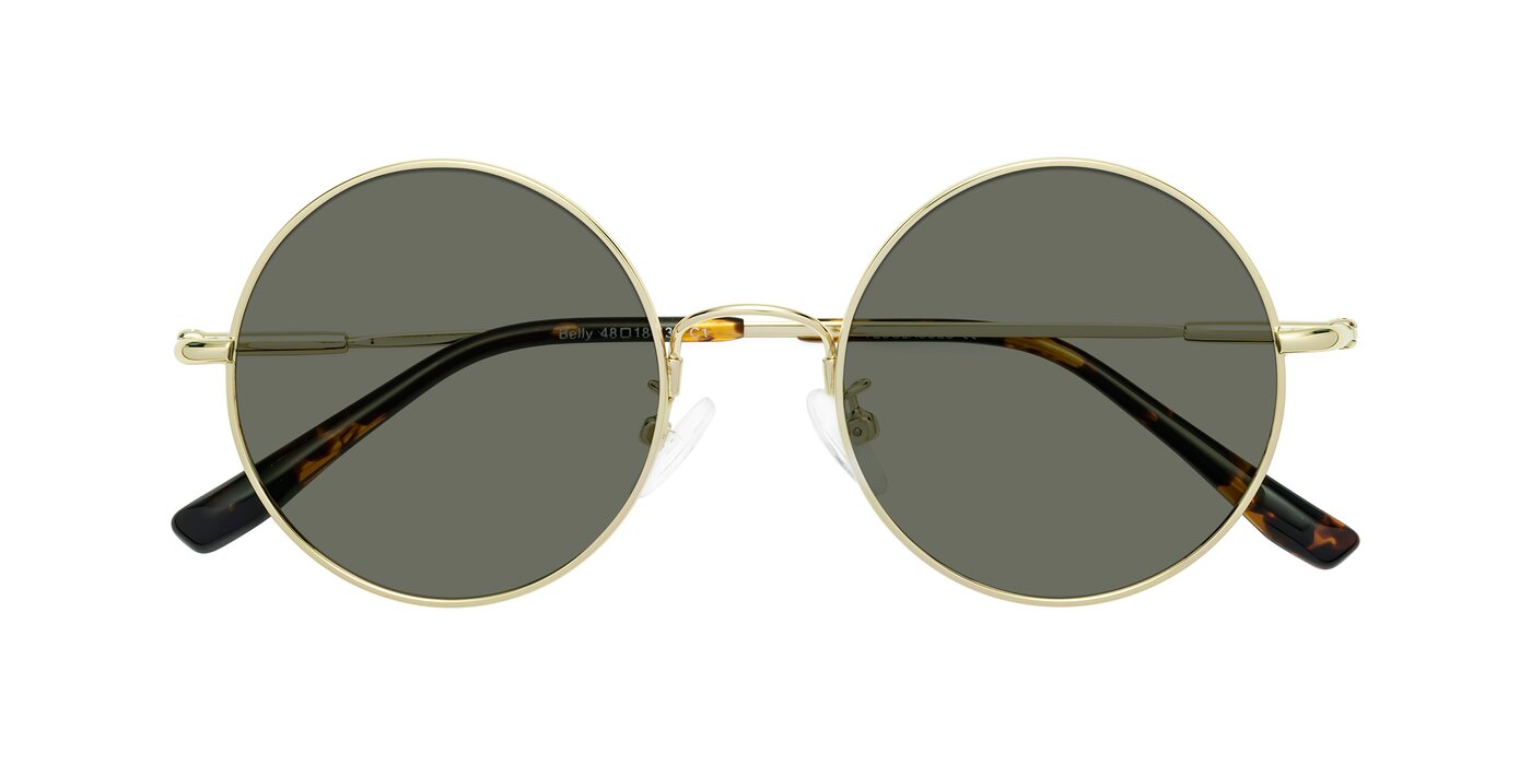Belly - Gold Polarized Sunglasses