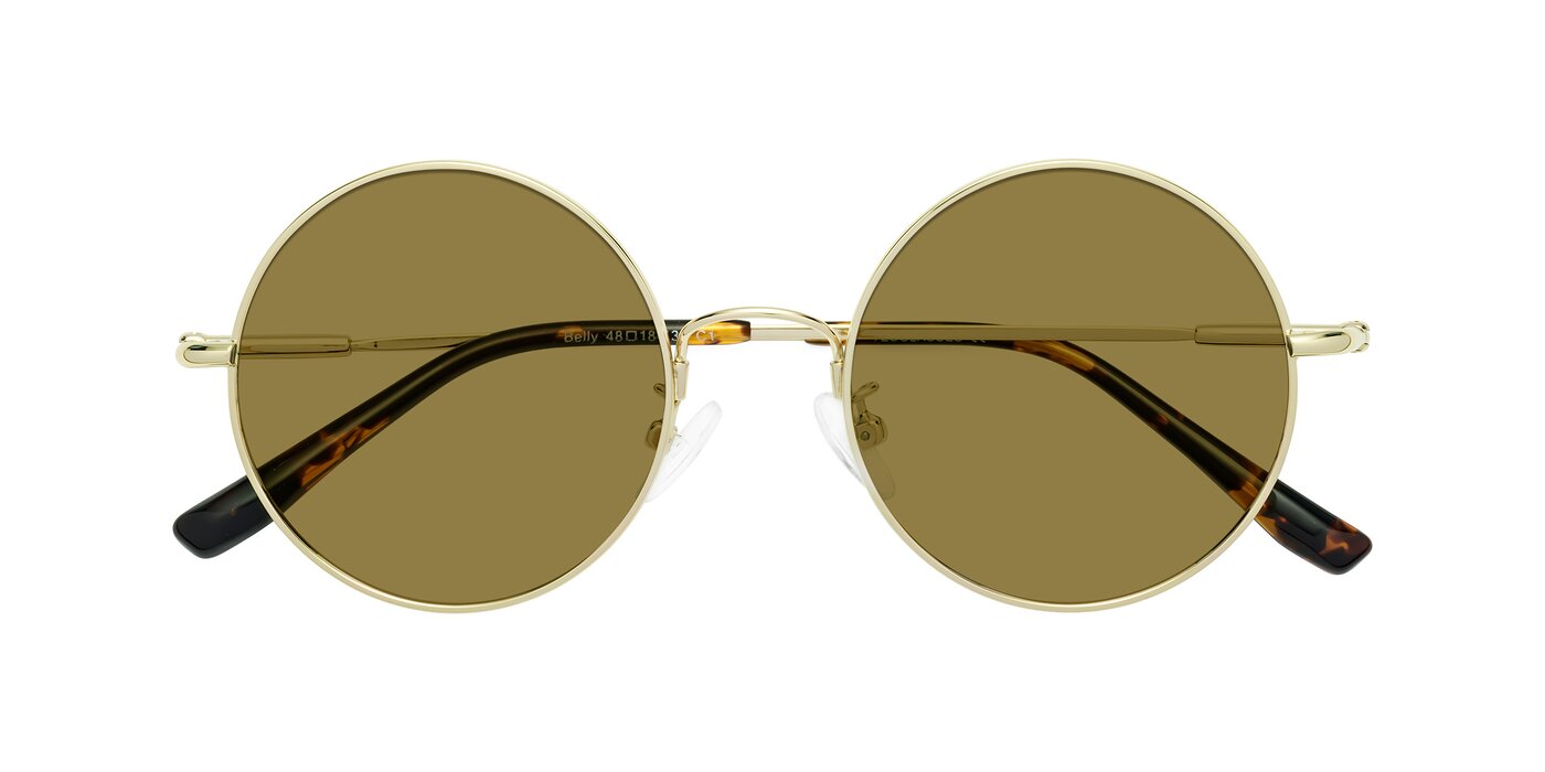 Belly - Gold Polarized Sunglasses