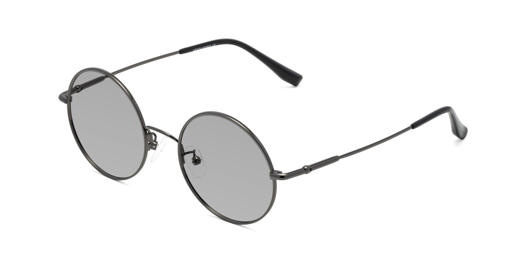 Angle of Belly in Gunmetal with Light Gray Tinted Lenses