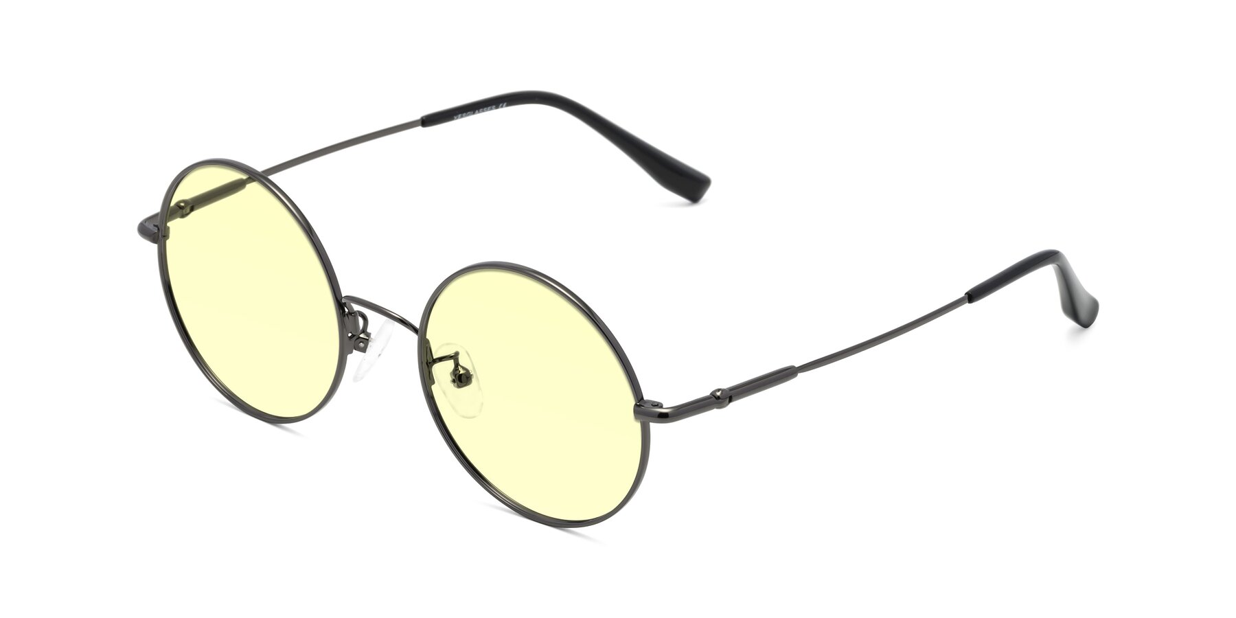 Angle of Belly in Gunmetal with Light Yellow Tinted Lenses