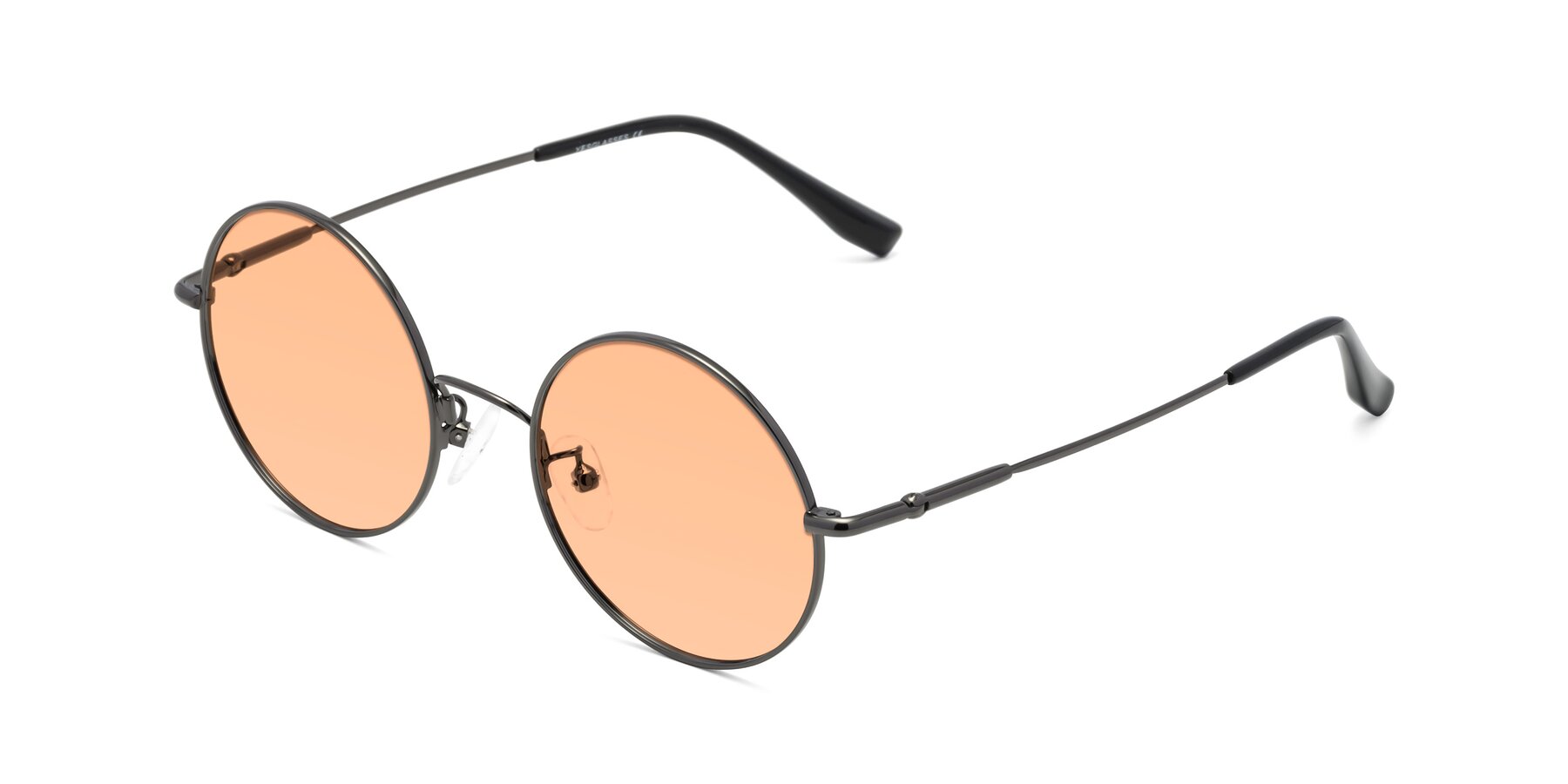 Angle of Belly in Gunmetal with Light Orange Tinted Lenses