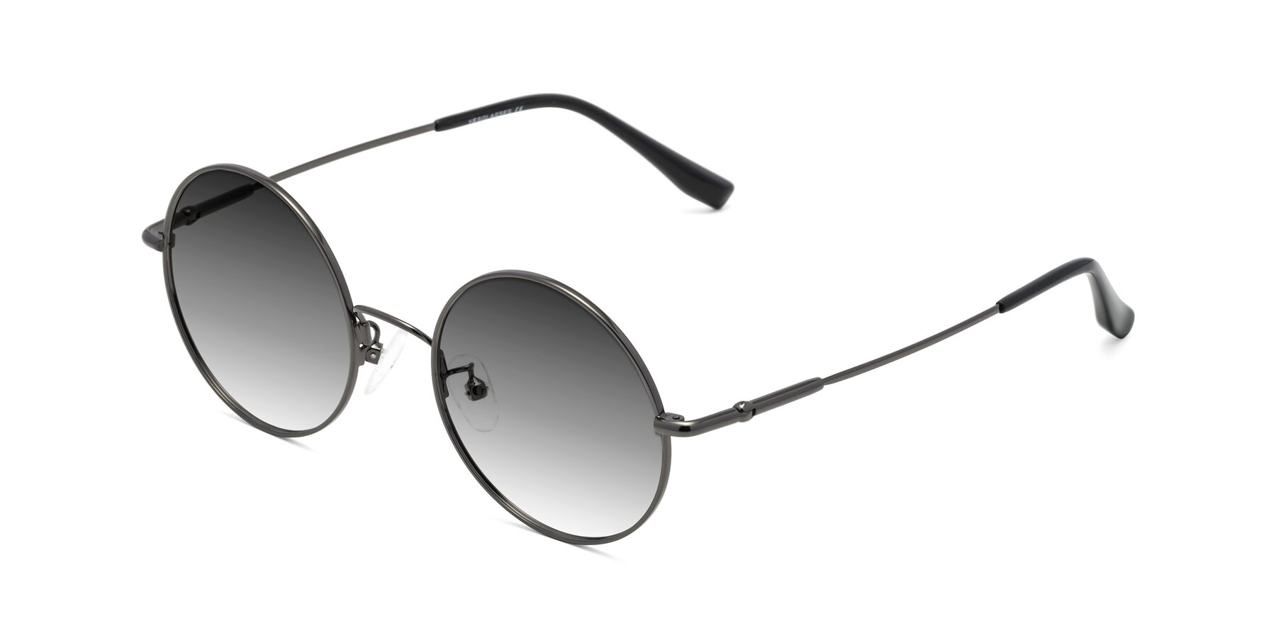 Angle of Belly in Gunmetal with Gray Gradient Lenses