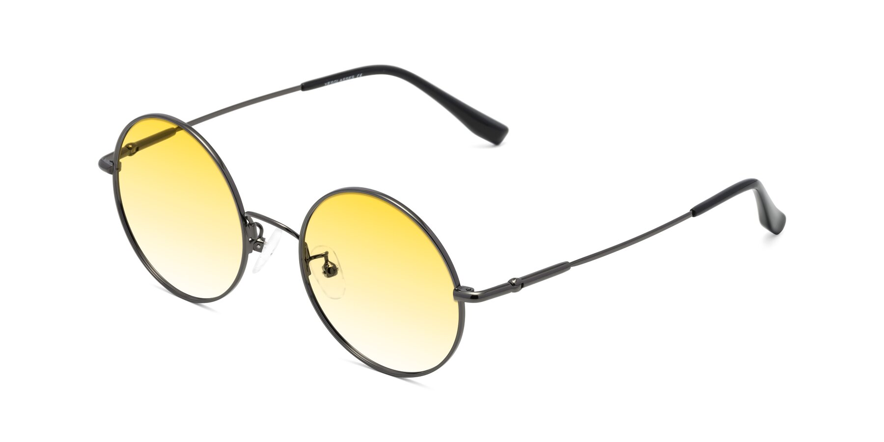 Angle of Belly in Gunmetal with Yellow Gradient Lenses