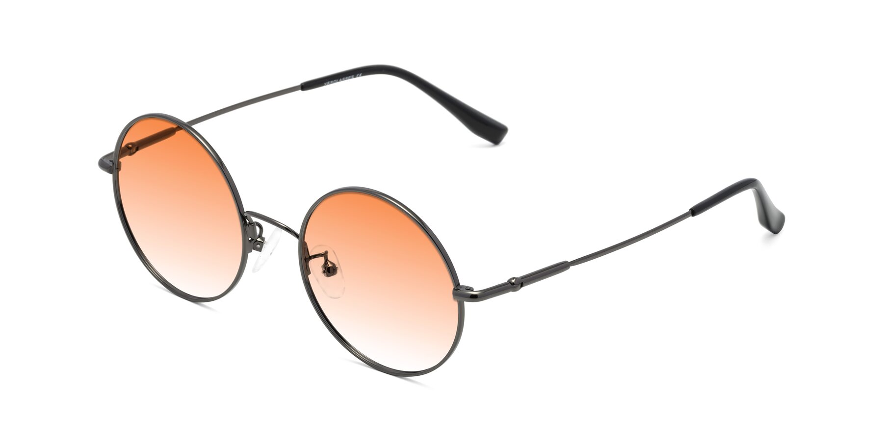 Angle of Belly in Gunmetal with Orange Gradient Lenses