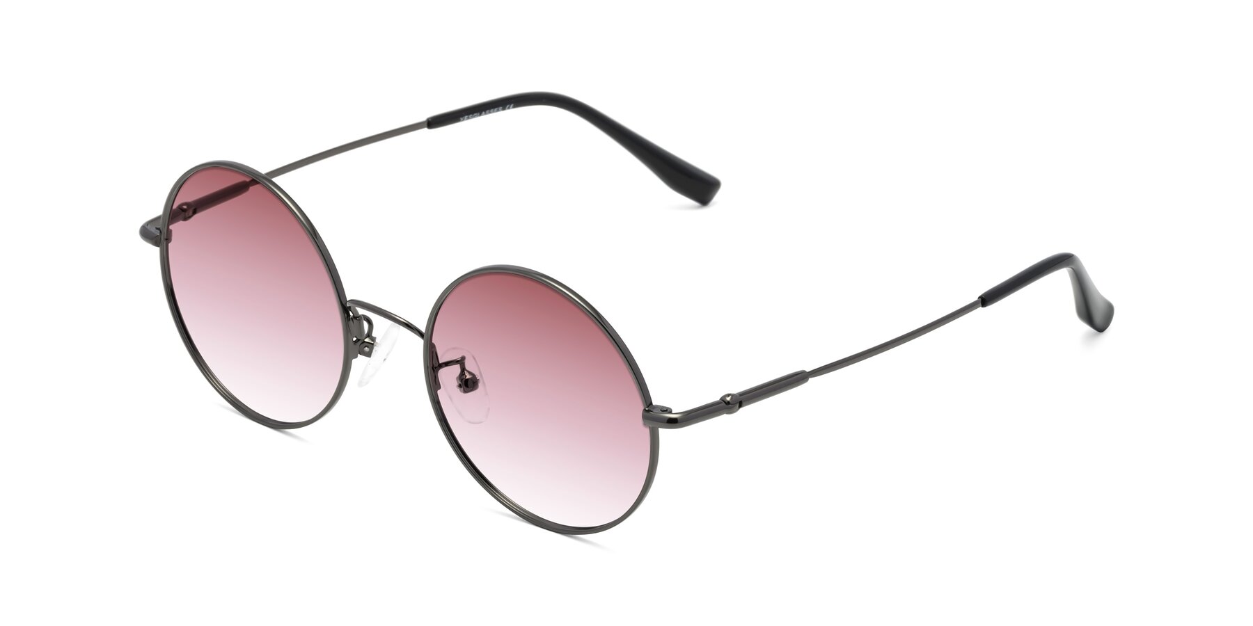 Angle of Belly in Gunmetal with Garnet Gradient Lenses