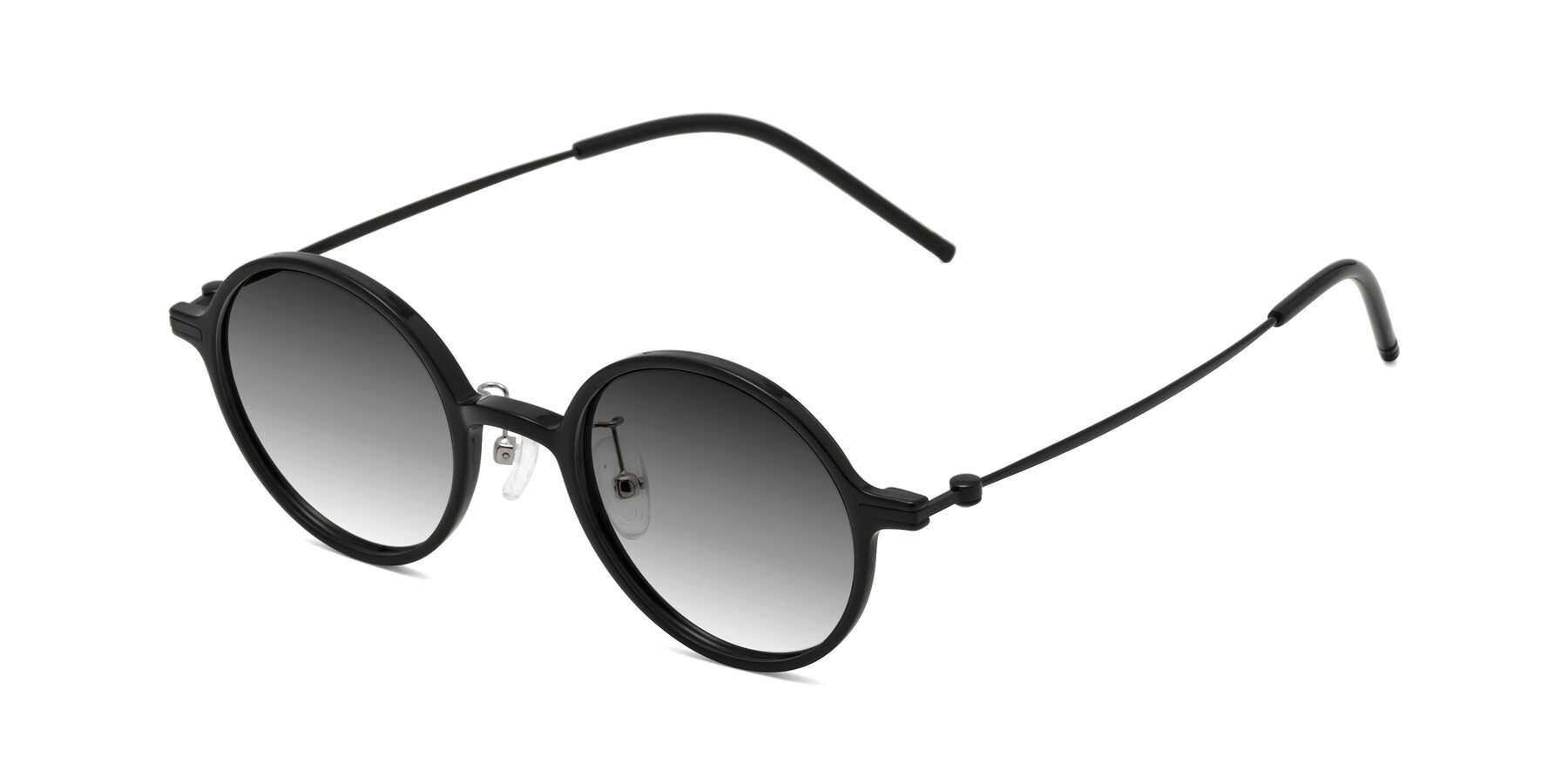 Angle of Cicero in Black with Gray Gradient Lenses