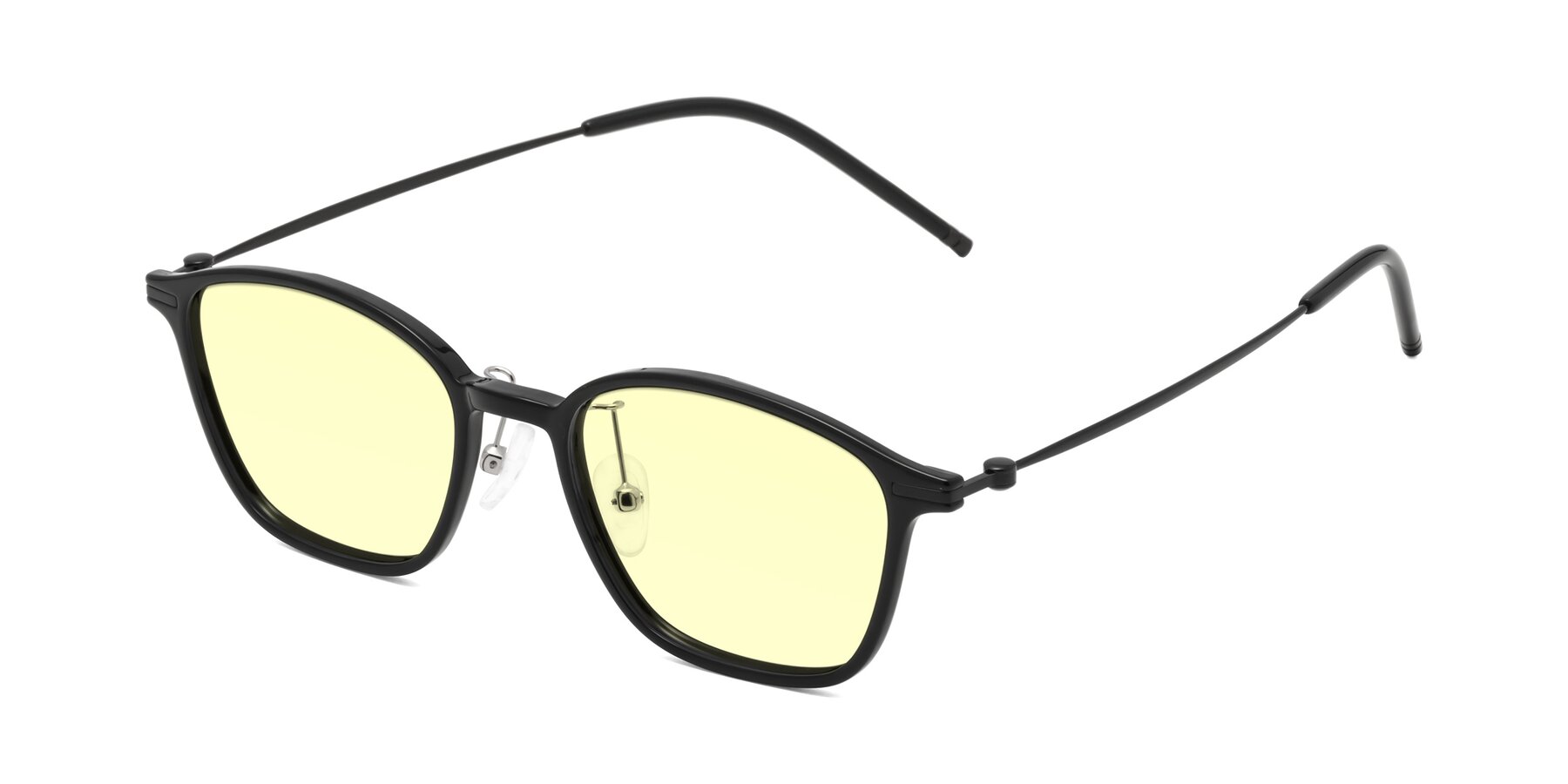 Angle of Cato in Black with Light Yellow Tinted Lenses