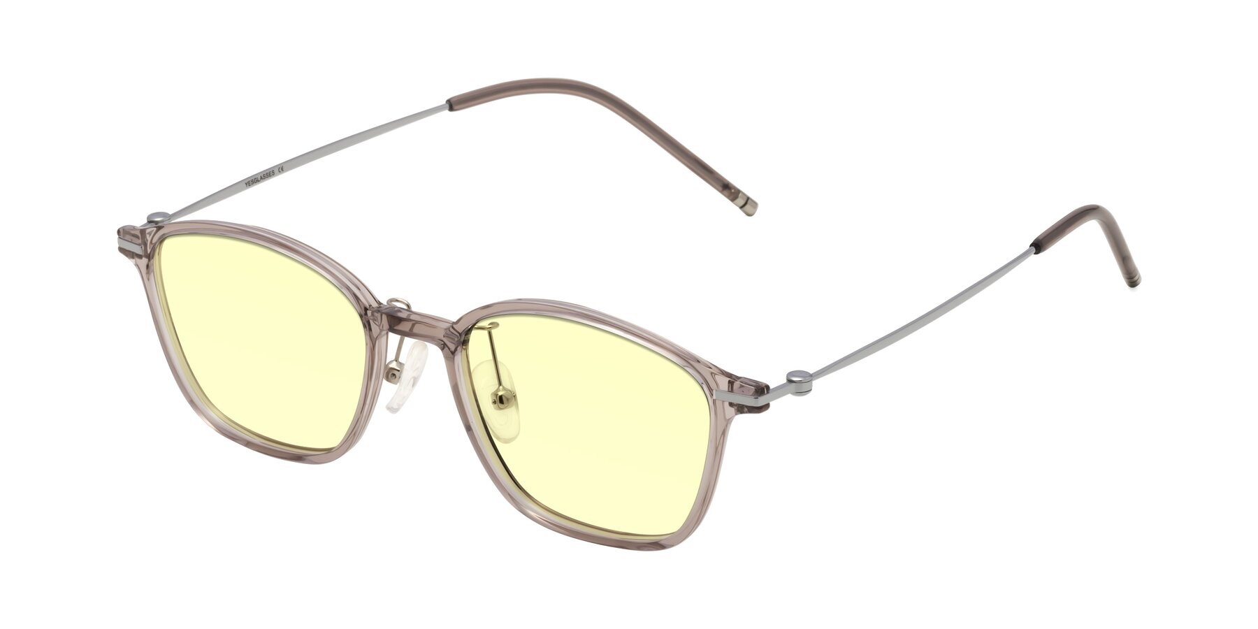 Angle of Cato in Earl Gray with Light Yellow Tinted Lenses