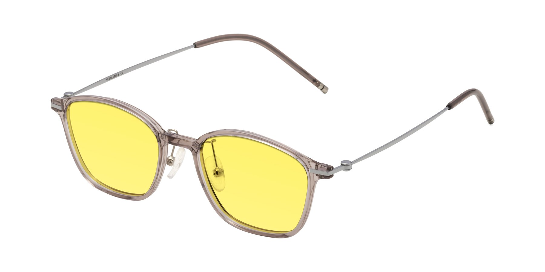Angle of Cato in Earl Gray with Medium Yellow Tinted Lenses
