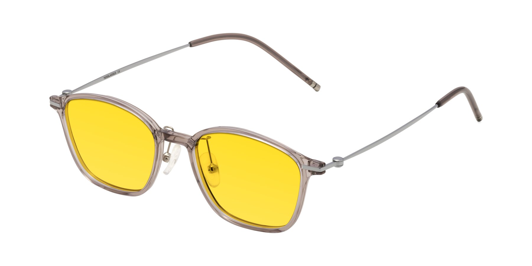 Angle of Cato in Earl Gray with Yellow Tinted Lenses