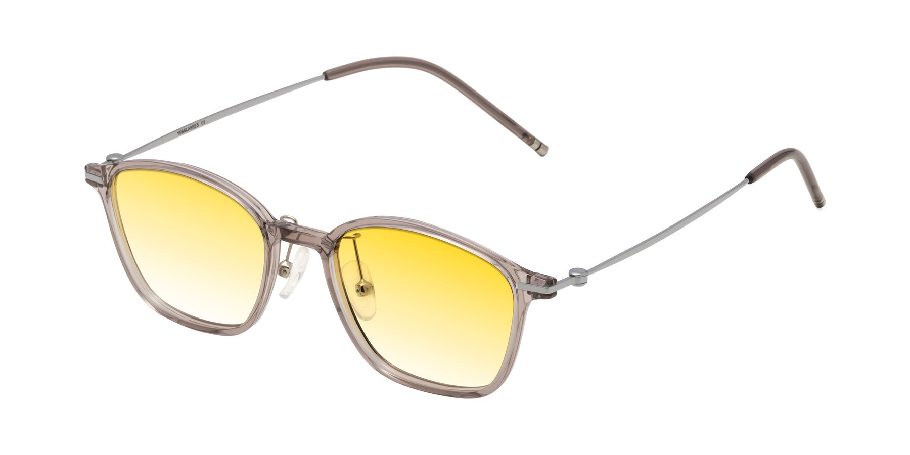 Angle of Cato in Earl Gray with Yellow Gradient Lenses