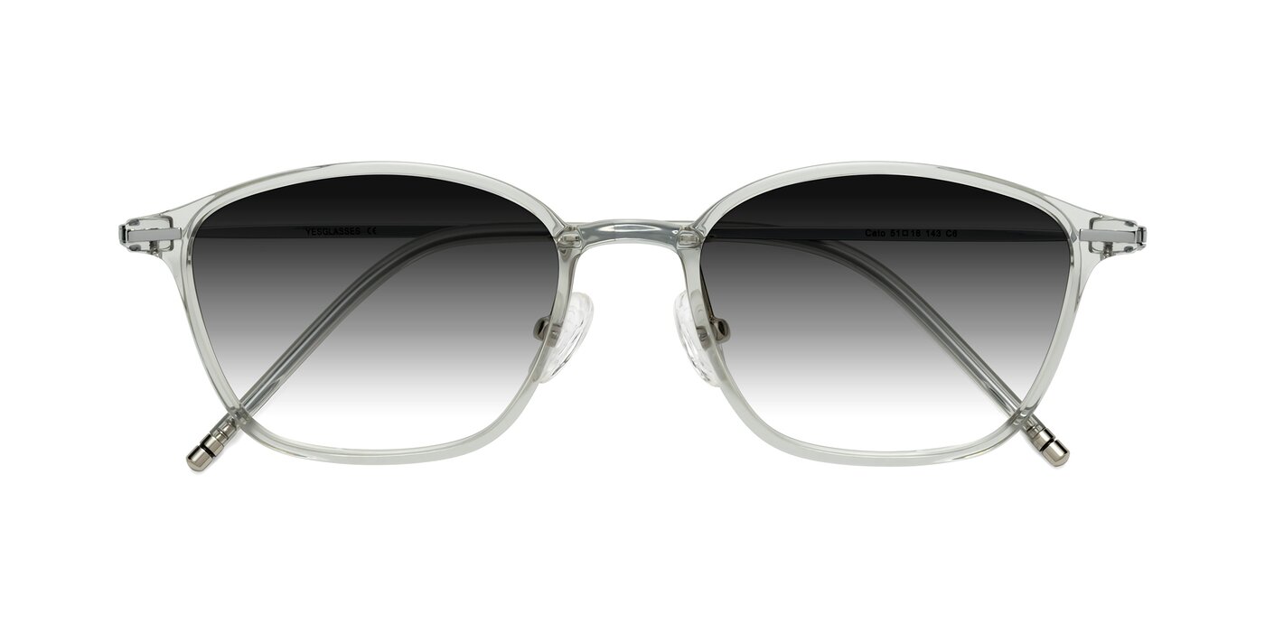 Cato - Light Gray Gradient Sunglasses