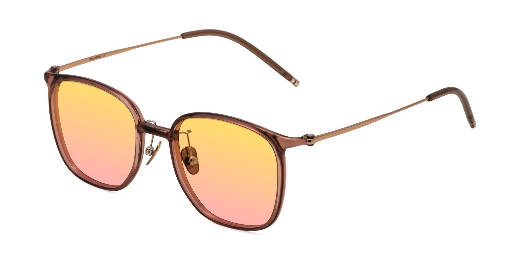 Angle of Manlius in Redwood with Yellow / Pink Gradient Lenses