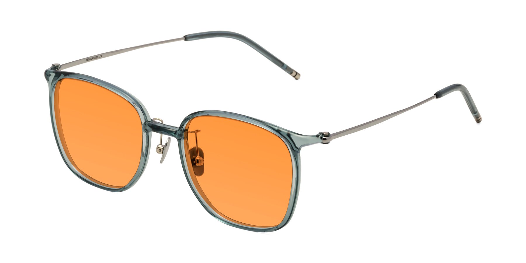 Angle of Manlius in Teal with Orange Tinted Lenses