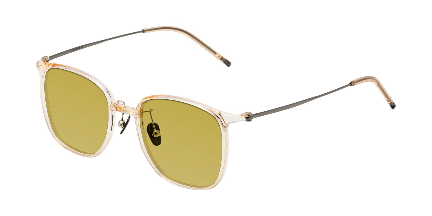 Angle of Manlius in Light Yellow with Champagne Tinted Lenses