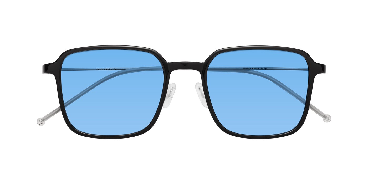 Pompey - Black Tinted Sunglasses