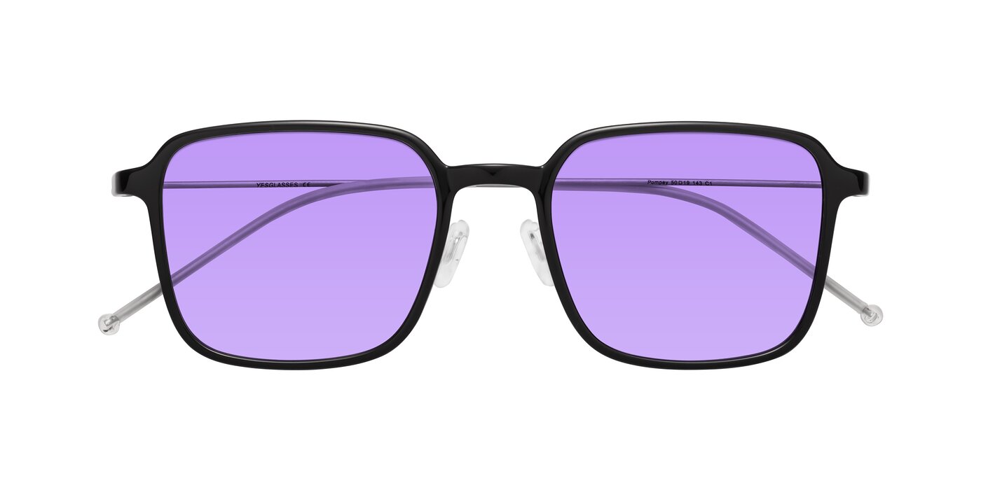 Pompey - Black Tinted Sunglasses