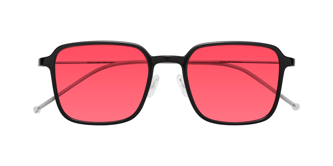 Pompey - Black Tinted Sunglasses