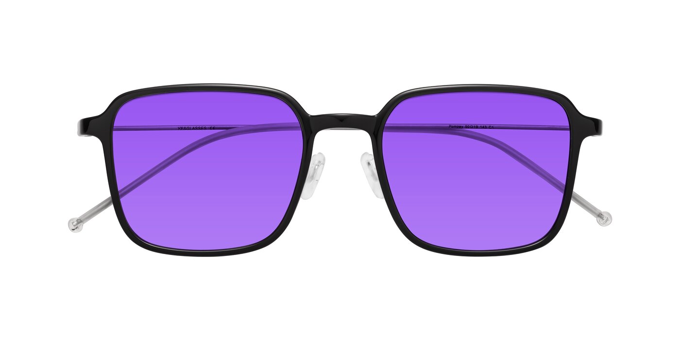 Pompey - Black Tinted Sunglasses