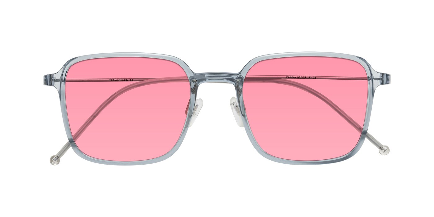 Pompey - Transparent Blue Tinted Sunglasses