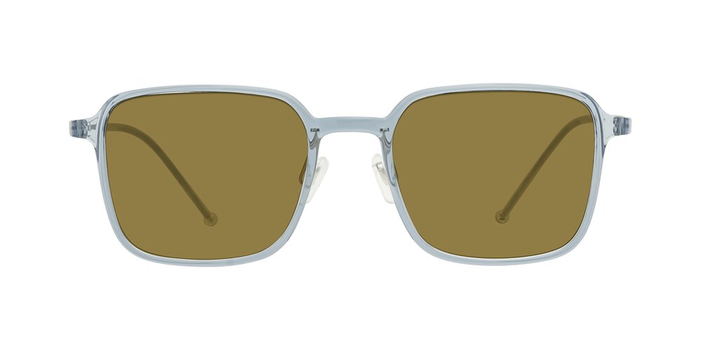 Pompey - Transparent Blue Polarized Sunglasses